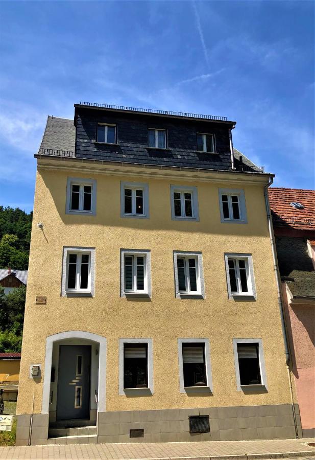 Sandstein-Ferien, Kamin, Fewo "Wanderfalke", Zentral & Ruhig, Terrasse, Saechs Schweiz Königstein an der Elbe Exteriér fotografie